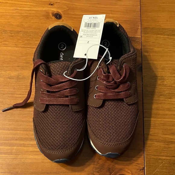 Cat & Jack Men's Dark Brown Sneakers - Picture 4 of 7